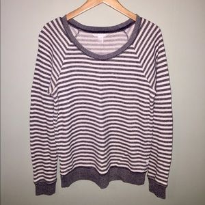 Victoria Secret Stripped Sweatshirt